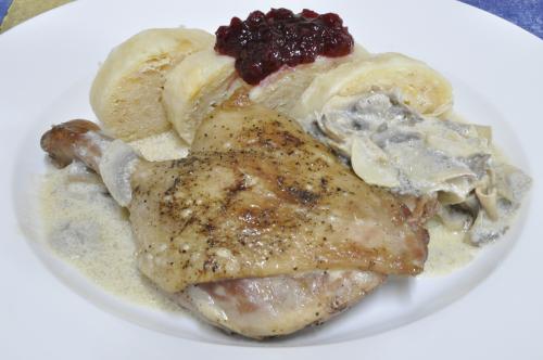 Jak uvařit kačice s houbami ze slovácka? Snadné recept, připravený za 45 - 60 minut